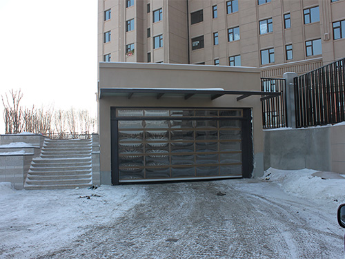 铝合金透视提升门